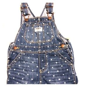 OshKosh shorts overalls with stars 2T